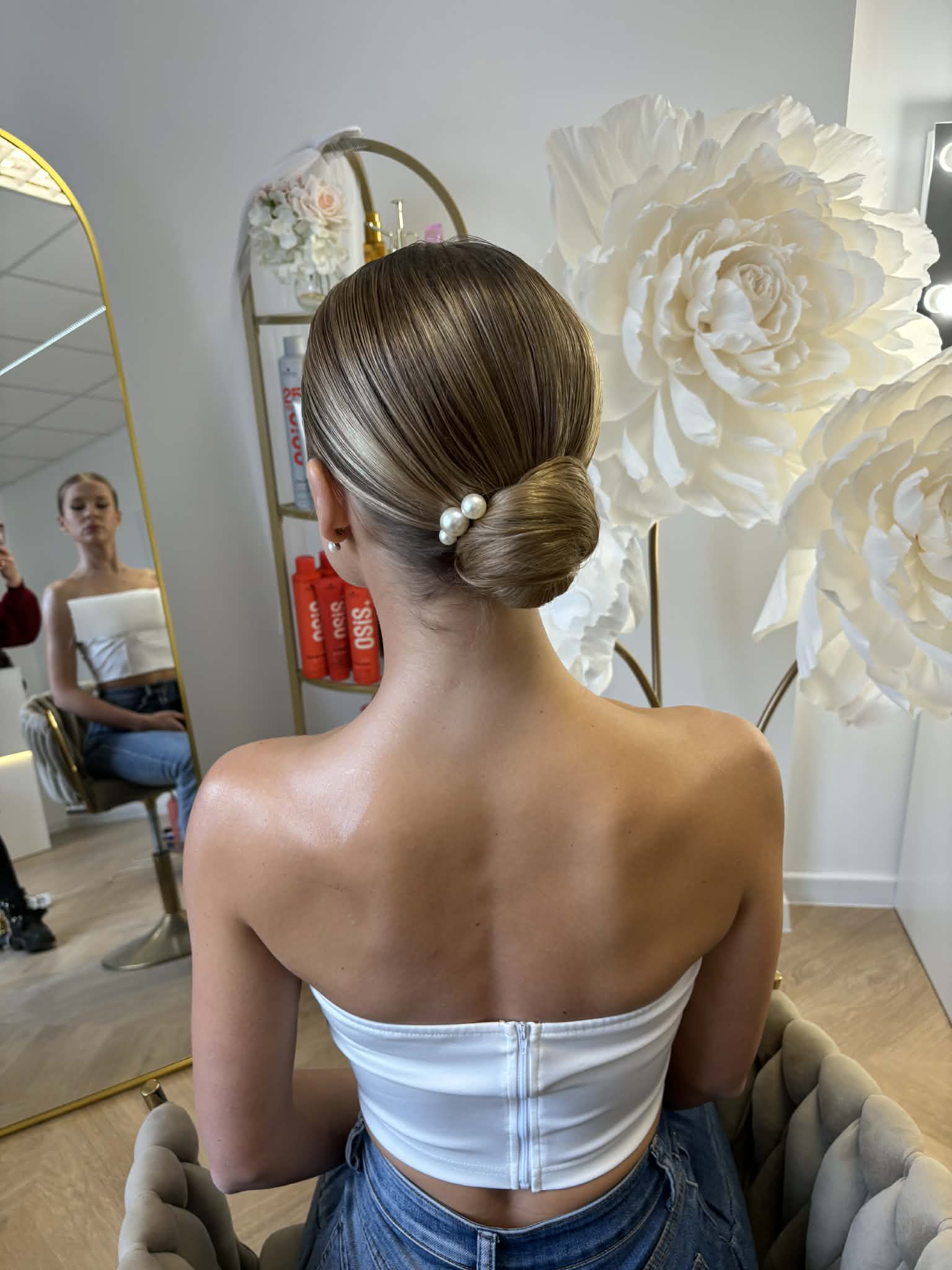 Model with professional makeup & hairstyles